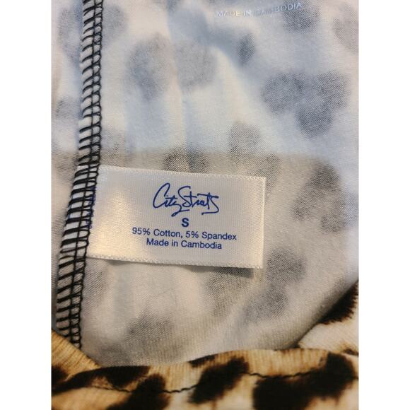 City streets small juniors leopard print leggings new with tags - Picture 4 of 9